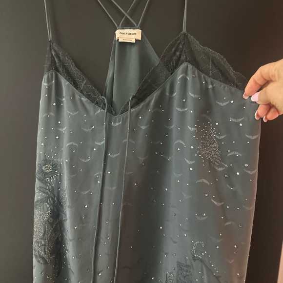 Zadig & Voltaire Green Mini Dress - Picture 4 of 6